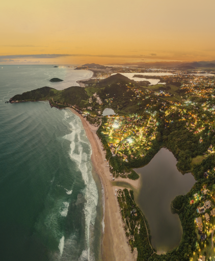 Ano Novo na Praia do Rosa: celebrações e animação para uma virada inesquecível